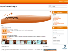 Tablet Screenshot of comet.lneg.pt